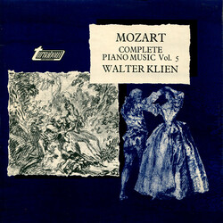 Wolfgang Amadeus Mozart / Walter Klien Complete Piano Music Vol. 5 Vinyl LP USED