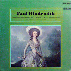 Paul Hindemith / Harold Coletta / Robert Guralnik Sonata Op. 11, No. 4 For Viola And Piano / Sonata Op. 25, No. 1 For Viola Unaccompanied Vinyl LP USE