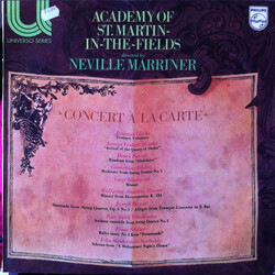 The Academy Of St. Martin-in-the-Fields Concert A La Carte Vinyl LP USED