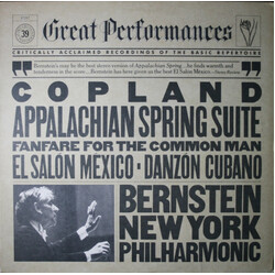 Aaron Copland / Leonard Bernstein / New York Philharmonic Appalachian Spring Suite / Fanfare For The Common Man / El Salón México / Danzón Cubano Viny