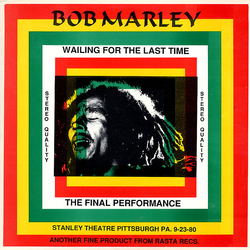 Bob Marley Wailing For The Last Time (The Final Performance) Vinyl LP USED