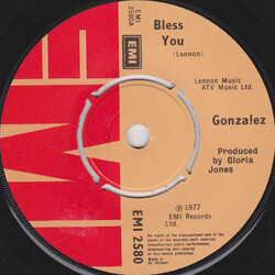 Gonzalez Bless You Vinyl 7" USED