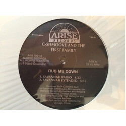 C-Shmoove And The First Family Rub Me Down USED VINYL 12INCH