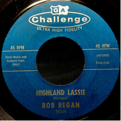 Bob Regan (2) Highland Lassie / Tarantula Vinyl 7" USED
