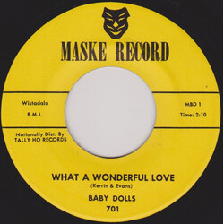 The Baby Dolls What A Wonderful Love / Thanks Mr. Dee - Jay Vinyl 7" USED