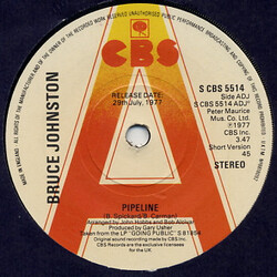 Bruce Johnston Pipeline Vinyl 7" USED