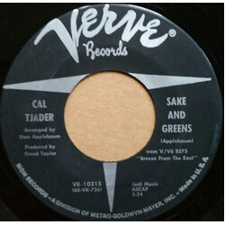 Cal Tjader Sake And Greens / Shoji Vinyl 7" USED