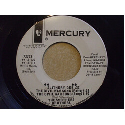 Smothers Brothers Slithery Dee/The Civil War Song (Patter)/The Civil War Song (Song) Vinyl 7" USED