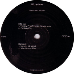 Ultradyne Unknown Works Vinyl 12" USED