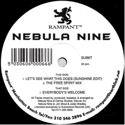 Nebula Nine Let's See What This Does Vinyl 12" USED