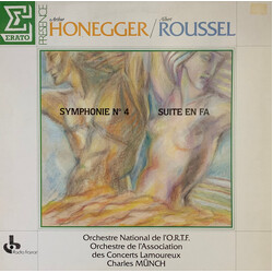 Arthur Honegger / Albert Roussel / Orchestre National De L'ORTF / Orchestre Des Concerts Lamoureux Symphonie Nº 4 / Suite En Fa Vinyl LP USED