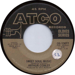 Arthur Conley Sweet Soul Music Vinyl 7" USED