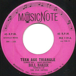 Bill Baker (5) Teen Age Triangle Vinyl 7" USED