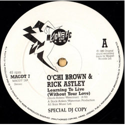 O'Chi Brown / Rick Astley Learning To Live (Without Your Love) Vinyl 12" USED