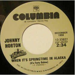 Johnny Horton Sink The Bismarck / When It's Springtime in Alaska Vinyl 7" USED