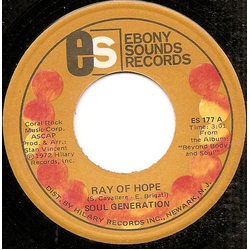 Soul Generation Ray Of Hope / Young Bird Vinyl 7" USED