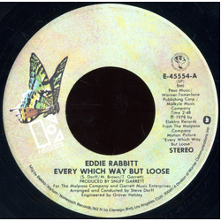 Eddie Rabbitt Every Which Way But Loose Vinyl 7" USED