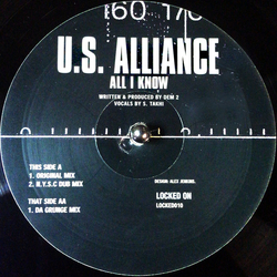 US Alliance All I Know Vinyl 12" USED
