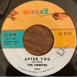 The Sweeties (3) After You / Paul's Love Vinyl 7" USED