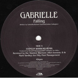 Gabrielle Falling (Stanton Warriors Mixes) Vinyl 12" USED
