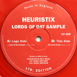 Heuristix Lords Of Dat Sample Vinyl 12" USED