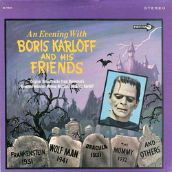 Boris Karloff An Evening With Boris Karloff And His Friends Vinyl LP USED