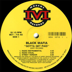 The Black Mafia Gotta Get Paid / Revenge On F--k N.Y. Vinyl 12" USED