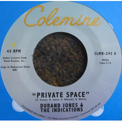 Durand Jones & The Indications Private Space Vinyl 7" USED
