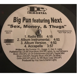 Big Punisher / Next (2) / Noreaga / Brown (5) / Maze (3) Sex, Money & Thugs / Thug Poetry Vinyl 12" USED