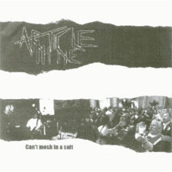 Article Nine / Human Bastard (2) Can't Mosh In A Suit / Burning Time USED VINYL 7INCH