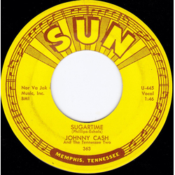 Johnny Cash & The Tennessee Two Sugartime Vinyl 7" USED