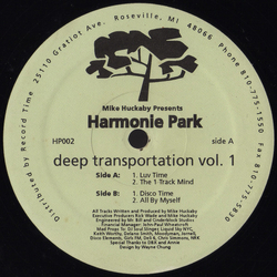 Mike Huckaby Deep Transportation Vol. 1 Vinyl 12" USED