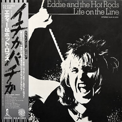 Eddie And The Hot Rods Life On The Line Vinyl LP USED