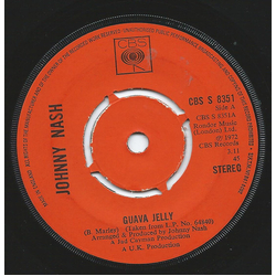 Johnny Nash Guava Jelly Vinyl 7" USED