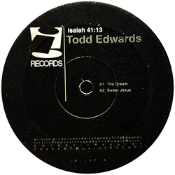 Todd Edwards Isaiah 41:13 Vinyl 12" USED