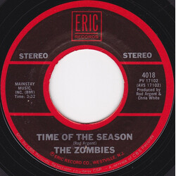 The Zombies / Rick Derringer Time Of The Season / Rock & Roll Hoochie Koo Vinyl 7" USED