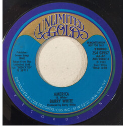 Barry White America Vinyl 7" USED