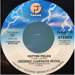 Creedence Clearwater Revival Cotton Fields / Lodi Vinyl 7" USED