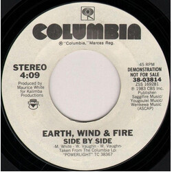 Earth, Wind & Fire Side By Side Vinyl 7" USED