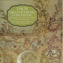 Johann Sebastian Bach / The Virtuosi Of England / Arthur Davison Brandenburg Concertos No. 4 In G Major / No. 5 In D Major / No. 6 In B Flat Major Vin