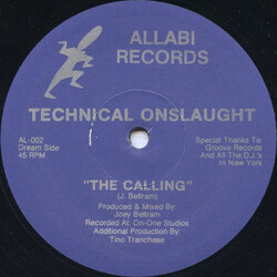 Technical Onslaught The Calling Vinyl 12" USED