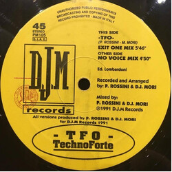 T.F.O. Technoforte Vinyl 12" USED