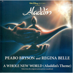 Peabo Bryson / Regina Belle A Whole New World (Aladdin's Theme) CD USED