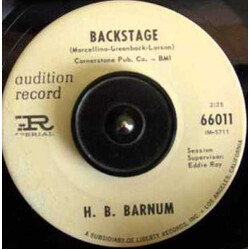 H.B. Barnum Backstage / Rented Tuxedo Vinyl 7" USED