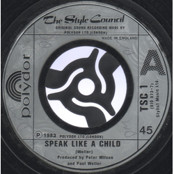 The Style Council Speak Like A Child Vinyl 7" USED