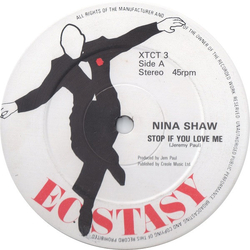 Nina Shaw Stop If You Love Me Vinyl 12" USED