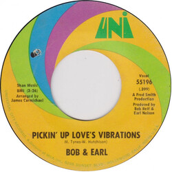 Bob & Earl Pickin' Up Love's Vibrations / Uh Uh Naw, Naw Naw Vinyl 7" USED