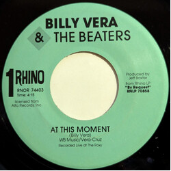 Billy Vera & The Beaters At This Moment / I Can Take Care Of Myself Vinyl 7" USED