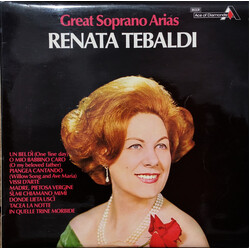Renata Tebaldi Grandes Arias Para Soprano Vinyl LP USED
