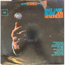 Jon Hendricks Fast Livin' Blues Vinyl LP USED